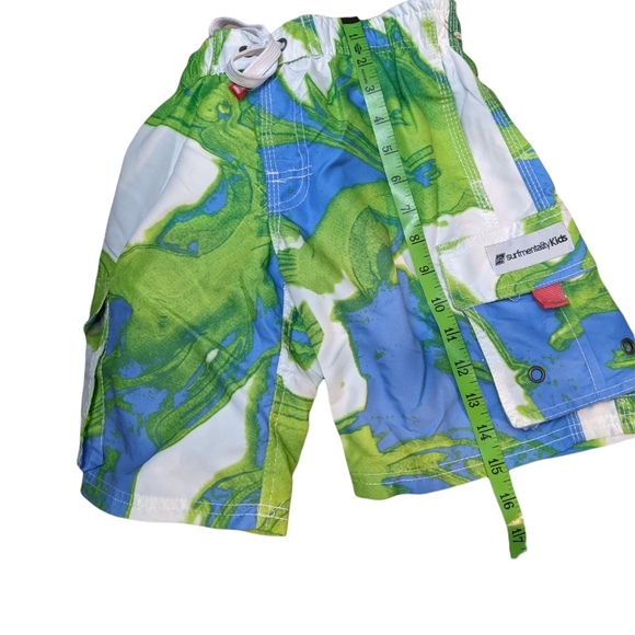 Surfmentality Kids Swim Trunks Boys Small NEW - Picture 4 of 6